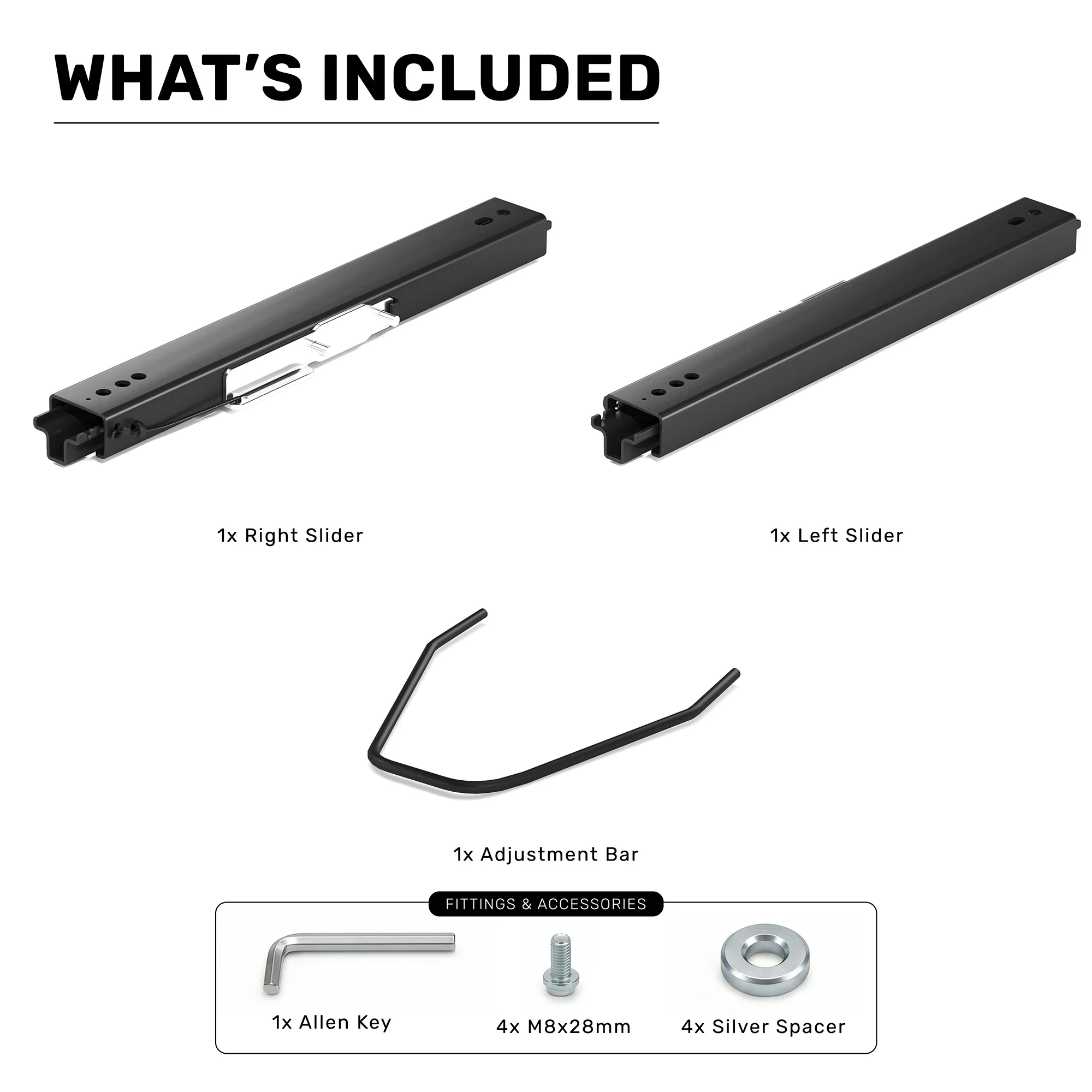 Dual-Locking Seat Slider Kit - Image 3